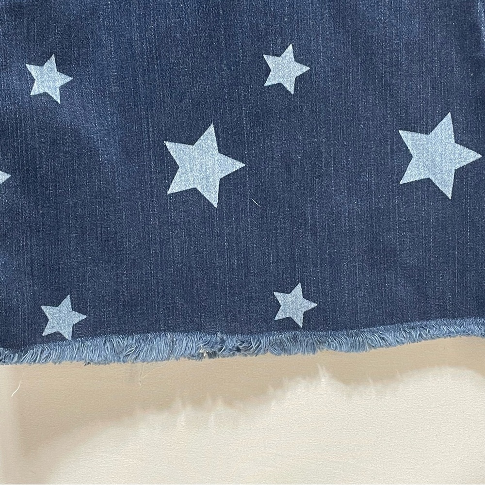 Cello Star Print Flare Bell Bottom High Rise Long Length Women's Jeans Size 3 - Picture 5 of 14